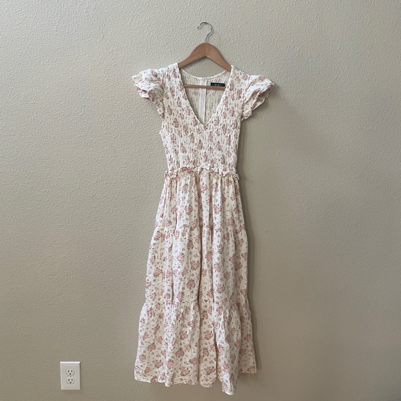 Pink Phoebe Floral Dress O.P.T. - Picture 2 of 10